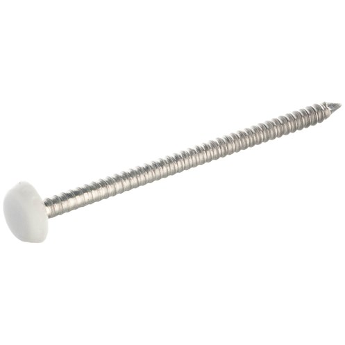 40mm White Polytop Pin (10 pack)